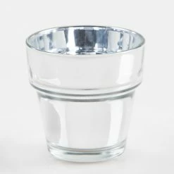 Richland Eastland Flowerpot Votive Holder Mirrored Set Of 12