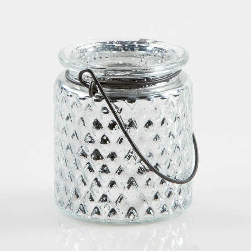 Richland Eastland Hanging Mercury Patterned Holder 3.5" Set Of 12 1 Richland Eastland Hanging Mercury Patterned Holder 3.5" Set Of 12