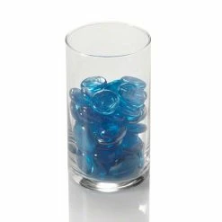 Richland Eastland Flat Gem Vase Filler Aqua 1 Bag