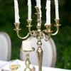 Richland Gold Moretti Candelabra 25in