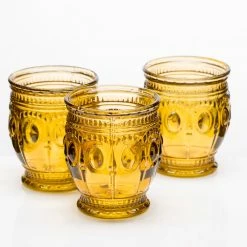 Shop By Event Richland Vintage Charm Candle Holder Amber Set Of 48