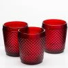 Shop By Event Richland Diamond Candle Holder Red Set Of 6