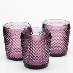 Richland Diamond Candle Holder Purple Set Of 48