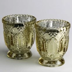 Richland Holder Royal Mercury Petite Metallic Gold Set Of 48 Shop By Event