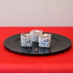 Shop By Event Richland Votive Holder Square White Lace Set Of 12