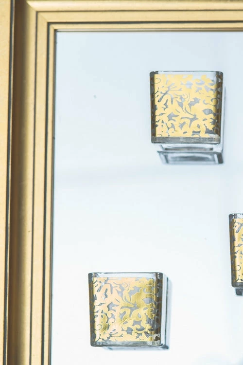 Richland Votive Holder Square Gold Lace Set Of 12 2 Richland Votive Holder Square Gold Lace Set Of 12