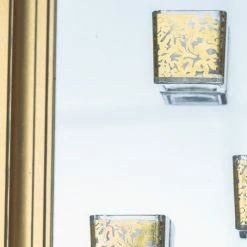 Richland Votive Holder Square Gold Lace Set Of 72 Shop By Event