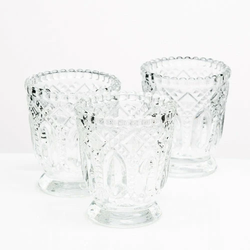 Shop By Event Richland Votive Holder Clear Textured Glass With Base Set Of 48 1 Shop By Event Richland Votive Holder Clear Textured Glass With Base Set Of 48