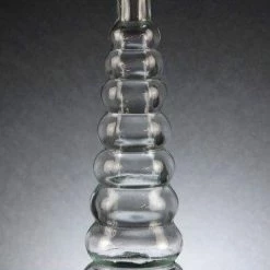 Richland Weddings Ribbed Glass Bottle With Cork 7in 4oz