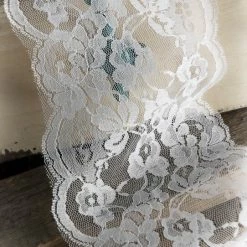 Richland Wide White Lace Ribbon Trim 6" X 10 Yards Shop By Event