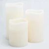 Fall Richland LED Big Pillar Candles Ivory 6” Set Of 3