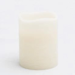 Fall Richland LED Big Pillar Candle Ivory 6” X 8”