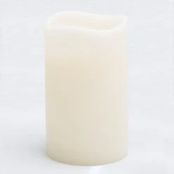 Fall Richland LED Big Pillar Candles Ivory 6” X 10” Set Of 4