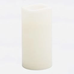 Richland LED Big Pillar Candles Ivory 6” X 12” Set Of 4