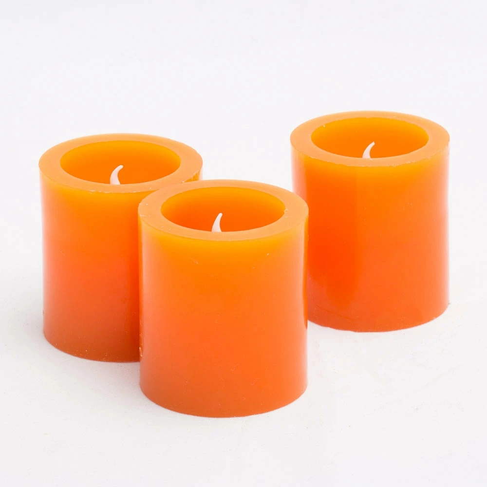Seasonal Parties Richland LED Votive Candles Orange Set Of 12 1 Seasonal Parties Richland LED Votive Candles Orange Set Of 12