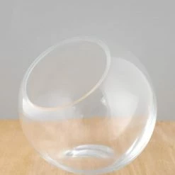 Richland Studio Glass Terrarium & Candleholder Bowl 7.5 X 7