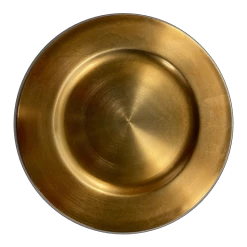 Richland Plain Charger Plate 13" Gold Set Of 48