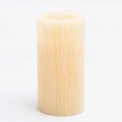 Fall Richland Flameless LED Pillar Candle Birch 4" X 8" Set Of 12