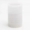 Flameless Candles Richland Flameless LED Pillar Candle Marble 4" X 6"