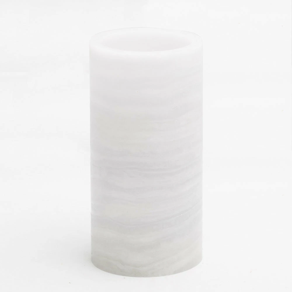 Richland Flameless LED Pillar Candle Marble Set Of 3 5 Richland Flameless LED Pillar Candle Marble Set Of 3