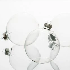 Richland Glass Ornaments 3” Set Of 8 Seasonal Parties