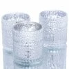 Shop By Event Richland Mercury Candle Holder Pearly Silver Small Set Of 6