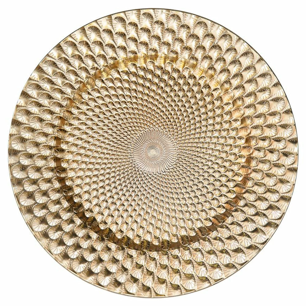 Shop By Event Richland 13" Gold Art Deco Charger Plate Set Of 12 1 Shop By Event Richland 13" Gold Art Deco Charger Plate Set Of 12