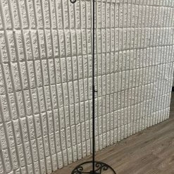 Richland Adjustable Black Iron Shepherds Hook 34"-55"