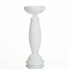 Richland White Glass Pillar Candle Holder 11.5"