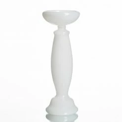 Richland White Glass Pillar Candle Holder Set Of 3 Shop By Event