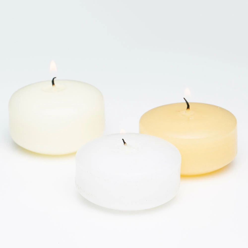 Richland Floating Candles 3" Ivory Set Of 96 2 Richland Floating Candles 3" Ivory Set Of 96
