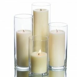 Shop By Event Richland Pillar Candles & Eastland Cylinder Holders Set Of 4