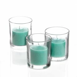 Ceremony Richland Votive Candles & Eastland Clear Votive Holders Set Of 12