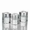 Shop By Event Richland Square Glass Taper Candle Holder 2.5" Set Of 6
