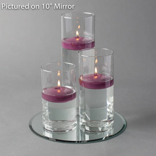 Eastland Round Mirror And Cylinder Vase Centerpiece With Richland 3" Floating Candles Set Of 84 9 Eastland Round Mirror And Cylinder Vase Centerpiece With Richland 3" Floating Candles Set Of 84