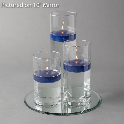 Eastland Round Mirror And Cylinder Vase Centerpiece With Richland 3" Floating Candles Set Of 84 13 Eastland Round Mirror And Cylinder Vase Centerpiece With Richland 3" Floating Candles Set Of 84
