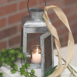 Shop By Event Richland Chicken Wire Galvanized Metal Candle Lanterns