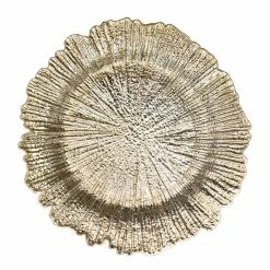 Richland 13" Dripped In Gold Charger Plate