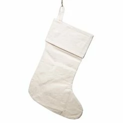 Richland Burlap Christmas Stocking 17"