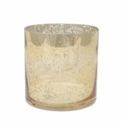 Richland Gold Mercury Glass Cylinder Vase 5" X 5" Shop By Event