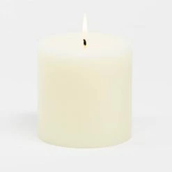 Richland 4" X 4" Ivory Pillar Candle