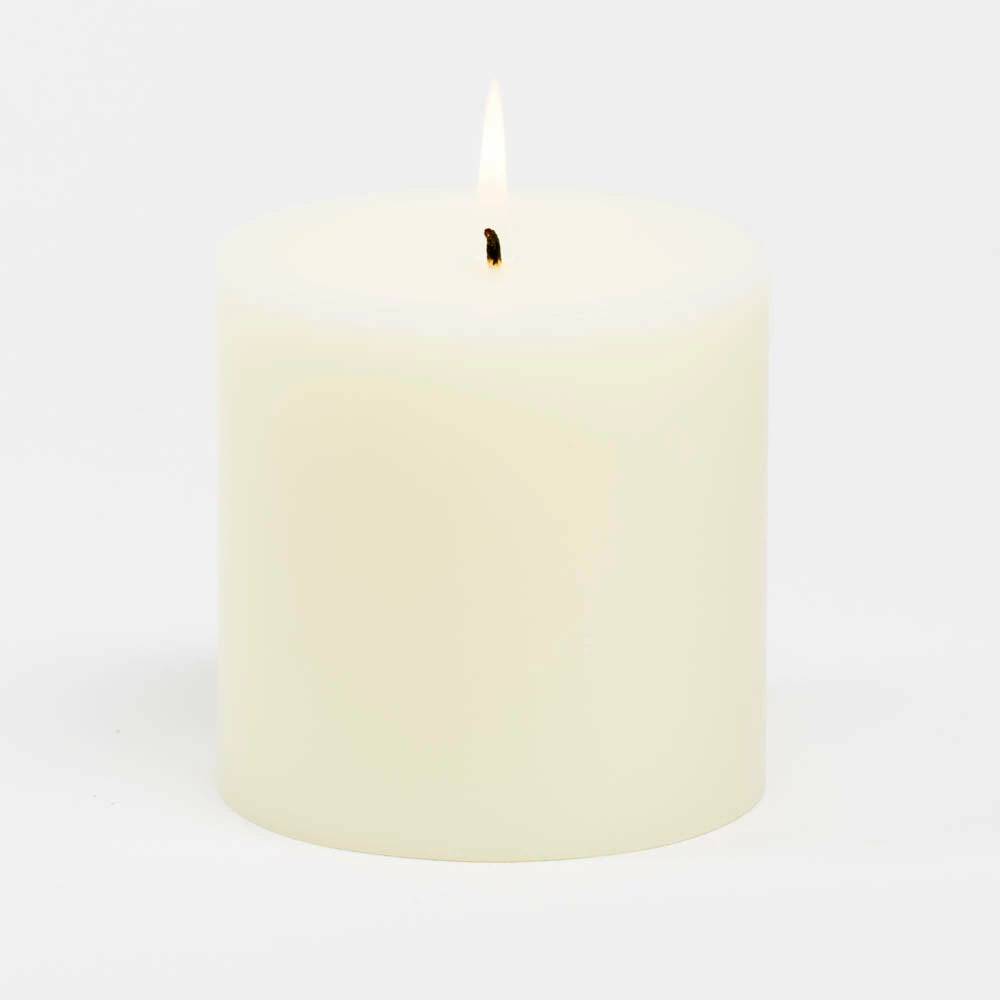Richland 4" X 4" Ivory Pillar Candles Set Of 6 Shop By Event 1 Richland 4" X 4" Ivory Pillar Candles Set Of 6 Shop By Event