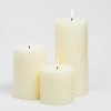 Richland Pillar Candles 4"x4", 4"x6" & 4"x9" Ivory Set Of 18 Shop By Event