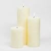 Richland Pillar Candles 4"x6", 4"x9" & 4"x12" Ivory Set Of 3 Shop By Event