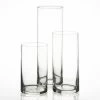 Richland Cylinder Vases Eastland Cylinder Pillar Candle Holders 6" , 7.5" & 10.5" Set Of 3