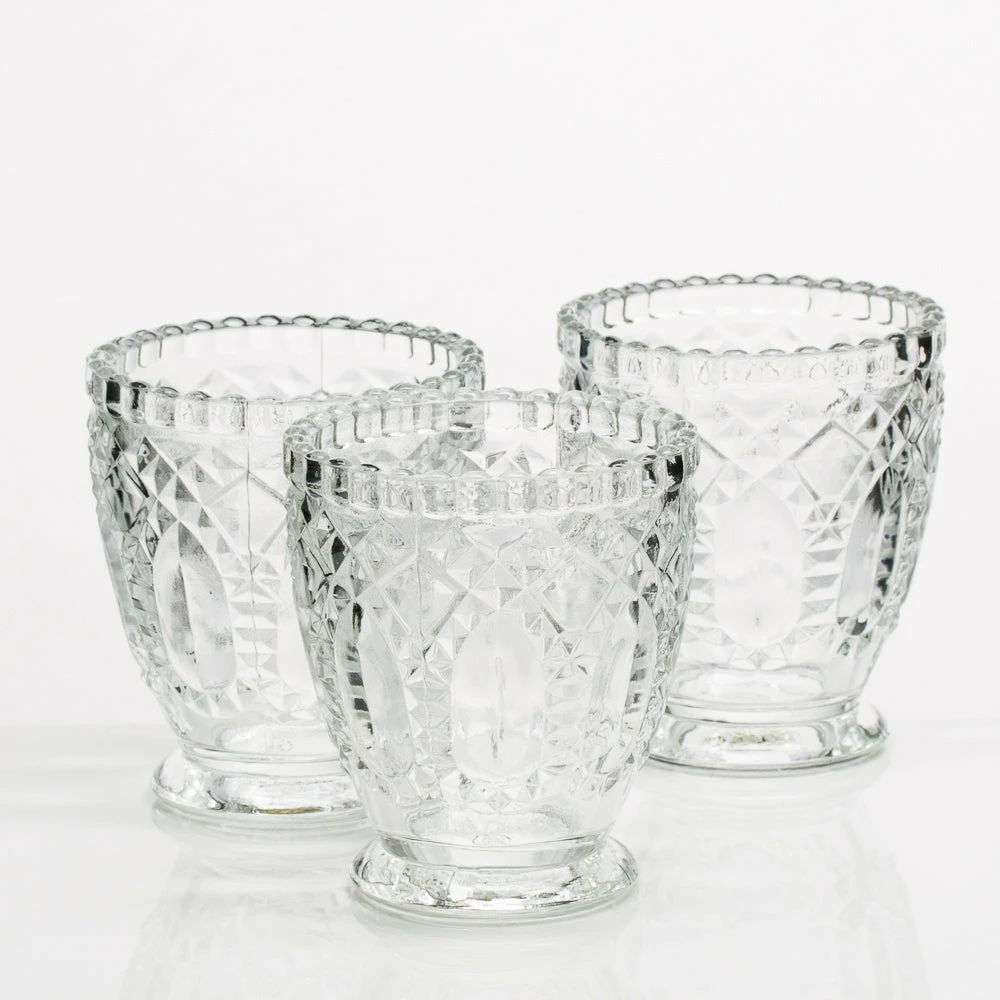 Richland Glass Textured Votive Holder Set Of 36 1 Richland Glass Textured Votive Holder Set Of 36