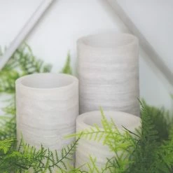 Richland Flameless LED Pillar Candle Marble 4