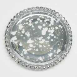 Shop By Event Richland Silver Beaded Mercury Pillar Plates Set Of 12