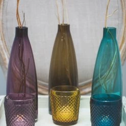 Richland Francesca Vase Amber Set Of 24