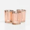 Richland Rose Gold Stripe Glass Holder - Small Set Of 72